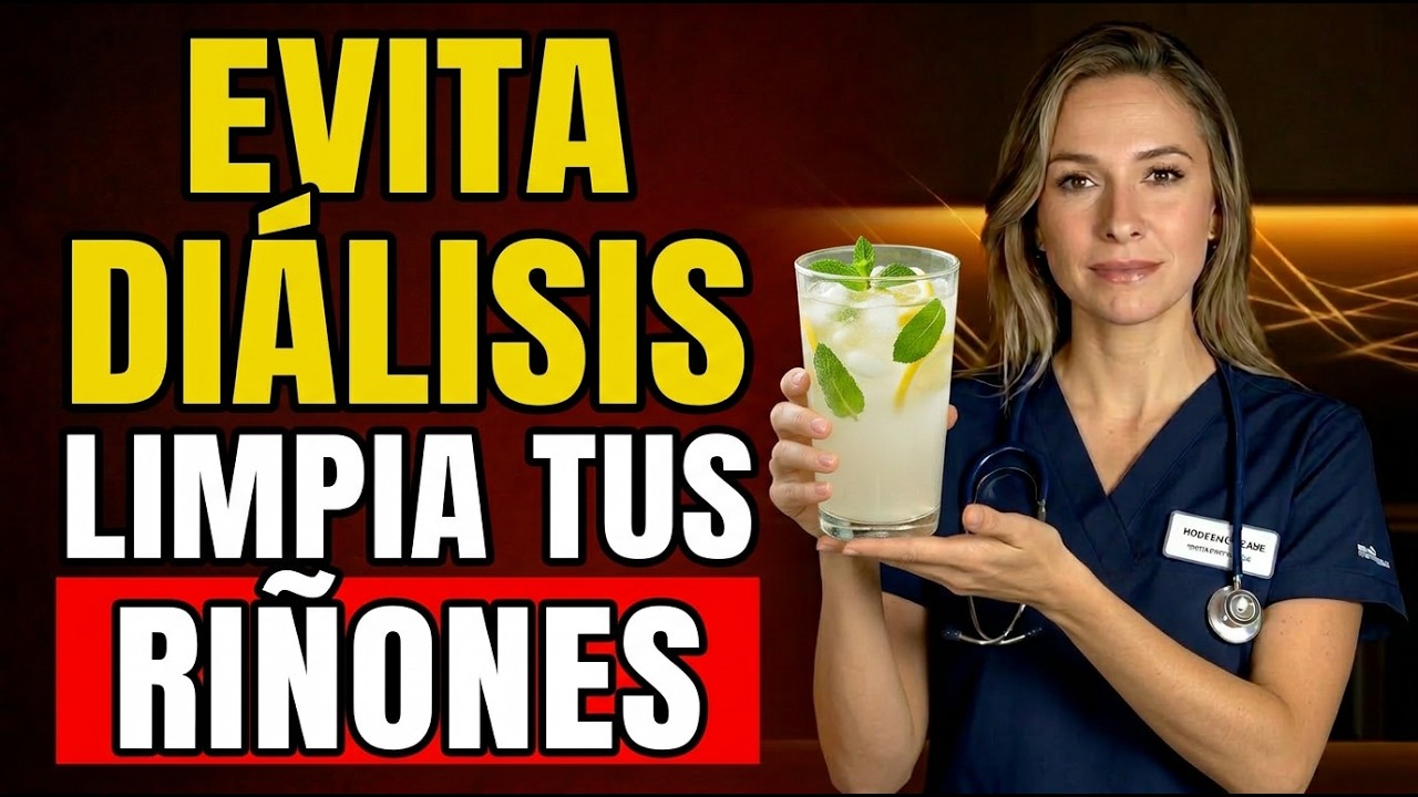 Nefróloga Revela 4 Bebidas Que Limpian Tus Riñones y Evitan Diálisis