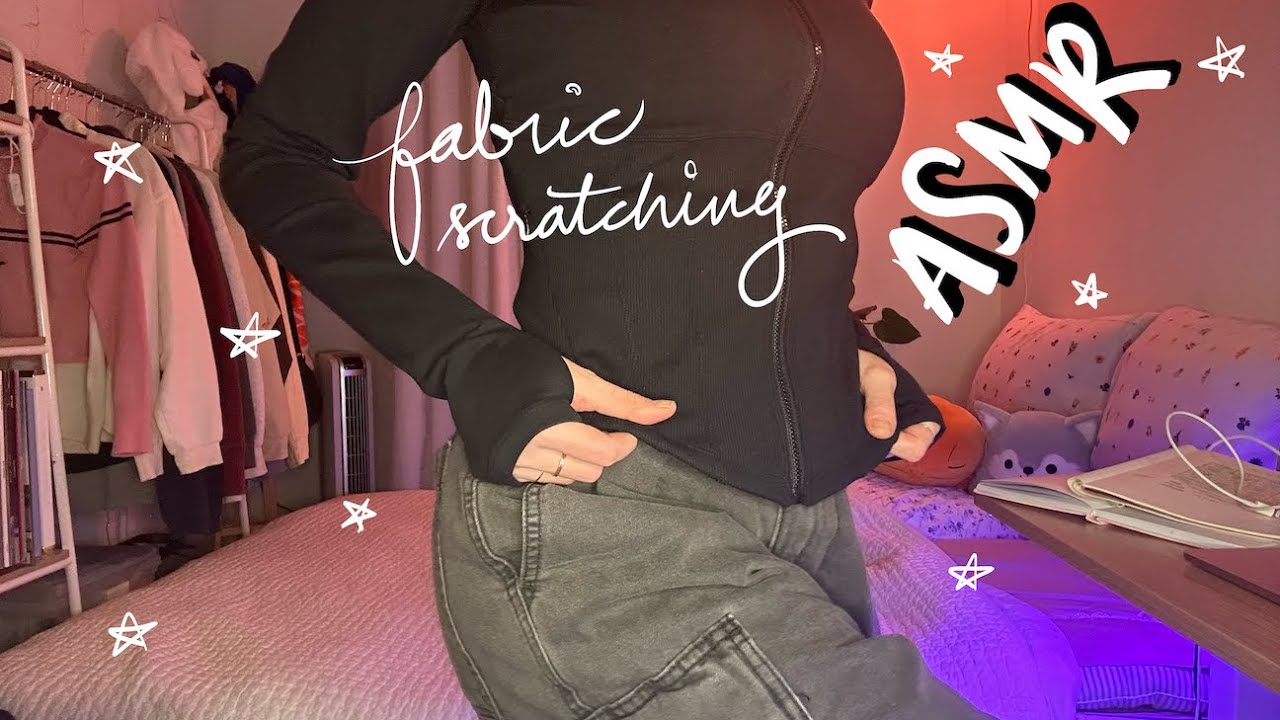 ASMR: FABRIC SCRATCHING to help you relax and get tingles!