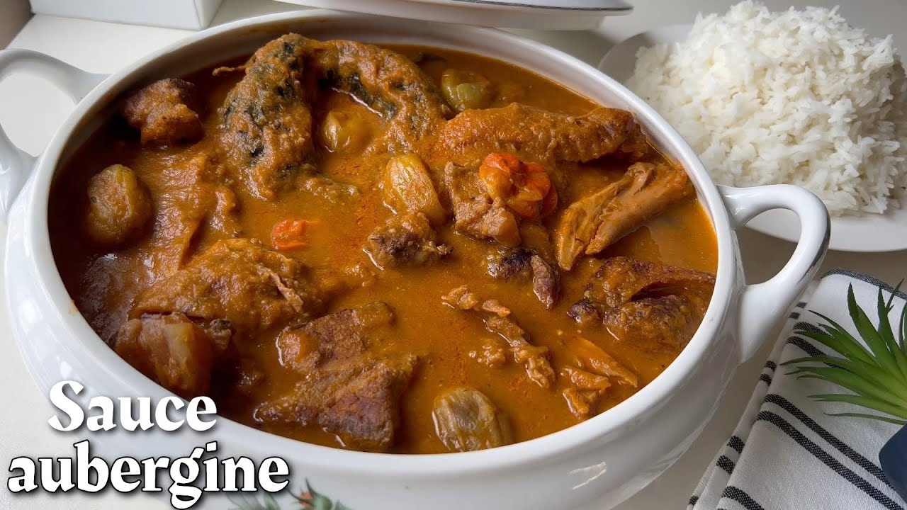Sauce aubergine très bon et bien assaisonnée