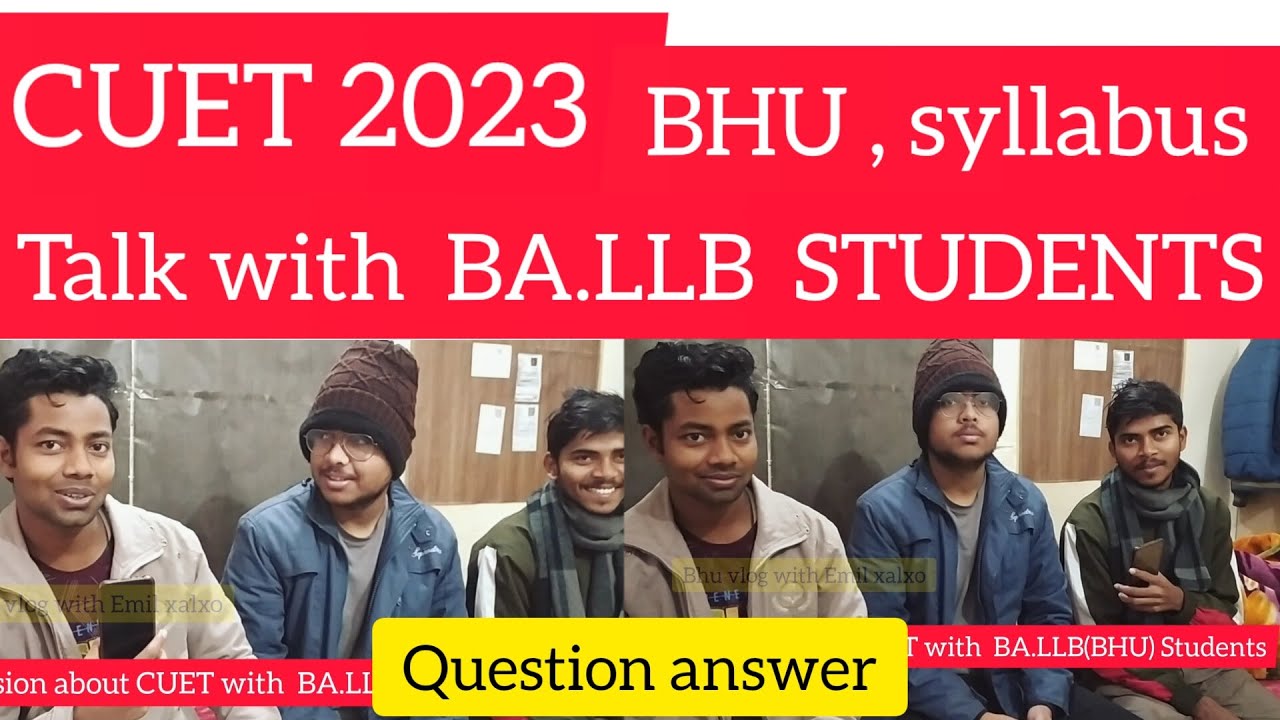 BALLB Toppers Talk || BHU Law Faculty | CUET BALLB कैसे Crack करें | full information | #lawfaculty