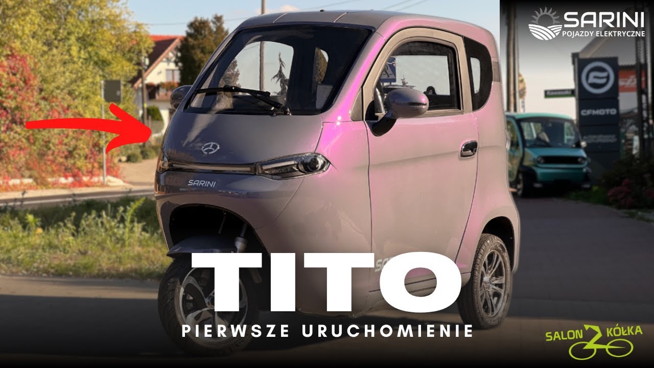 Pierwsze uruchomienie: SARINI TITO Y - bez prawa jazdy i najtańszy w Polsce! #sarini #new