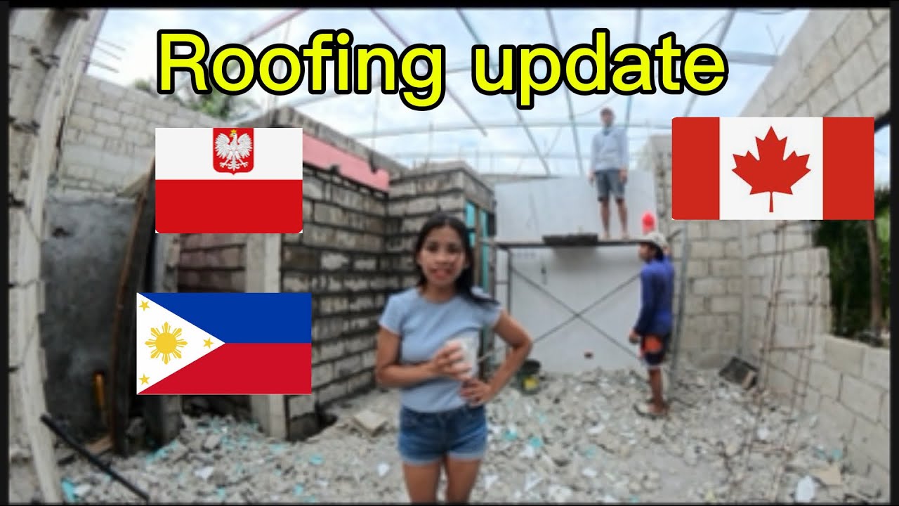Polish Canadian house build in Batangas Philippines: Roof update 