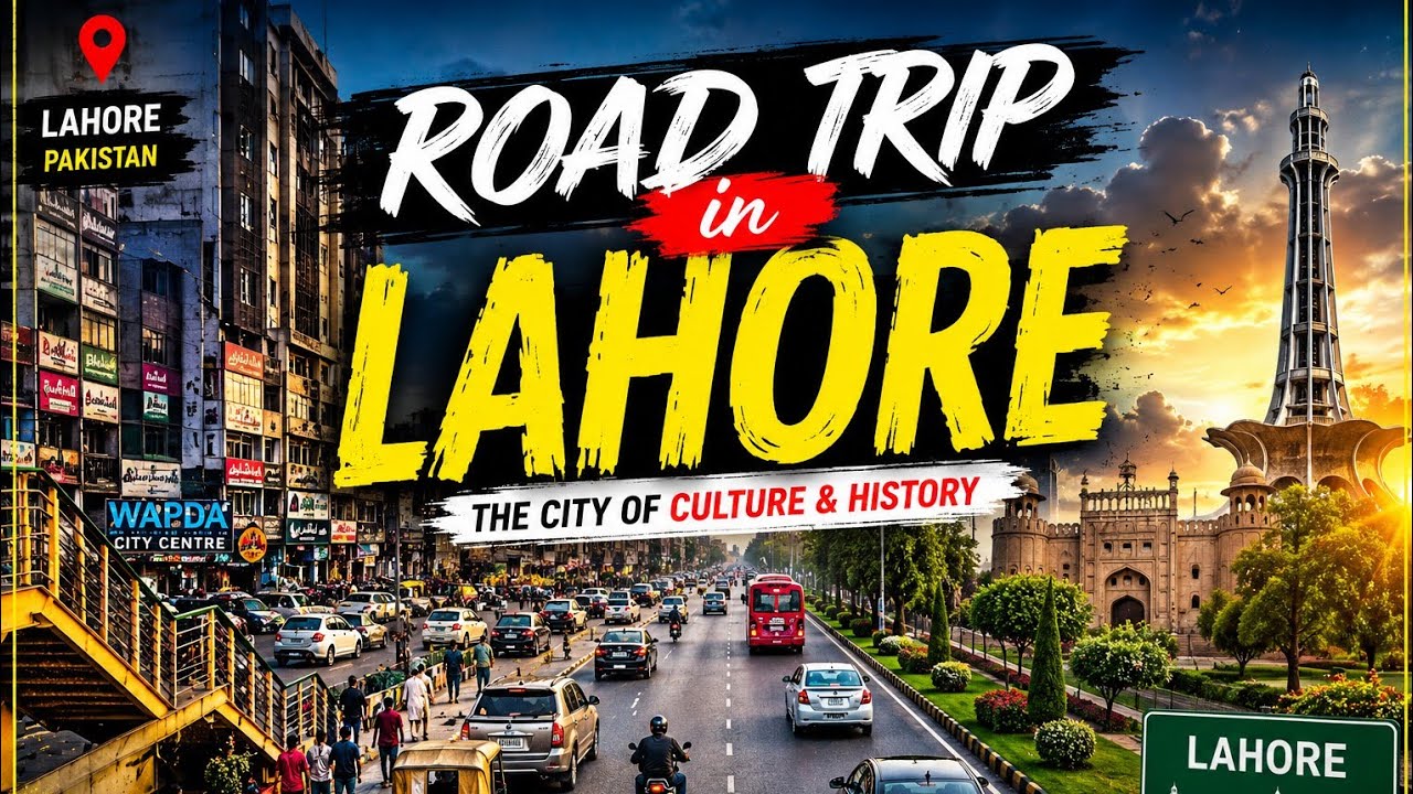 Beautiful Lahore Road Trip | Best Roads, Landmarks & City Views | Ranghad Express