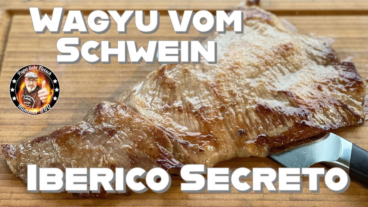 Ich grille ein IBERICO SECRETO auf der Plancha
