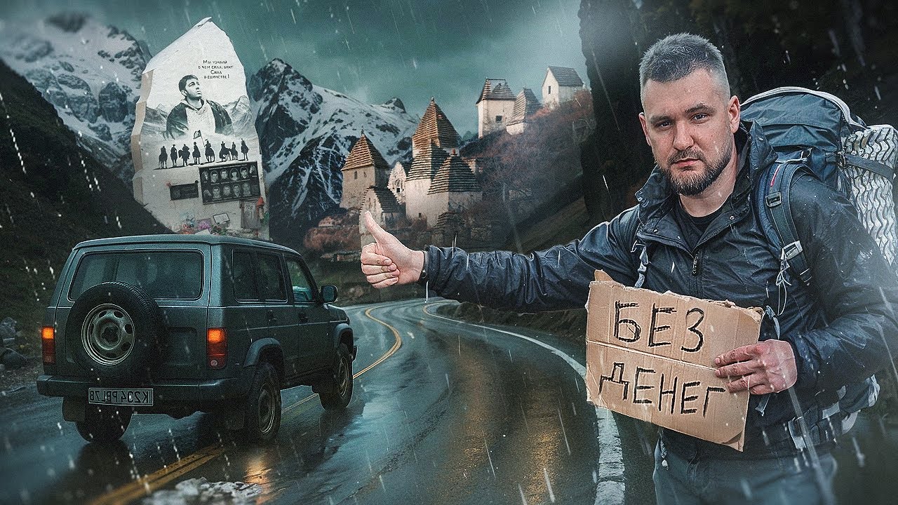 Путешествие по Северной Осетии без денег | Ищу заброшенные шахты и посёлки