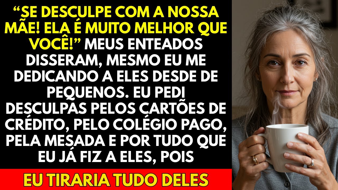 “Se Desculpe Com a Nossa Mãe! Ela é Muito Melhor Que Você!” Meus Enteados Disseram, Mesmo Eu Me...