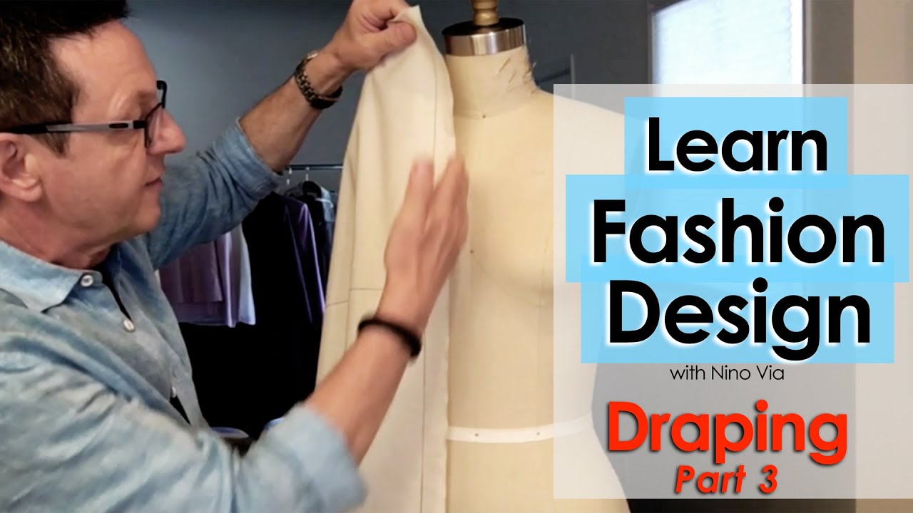 Draping (Part 3) Transferring muslin to paper ~ Learn FASHION DESIGN Online: Fashion Premier Academy