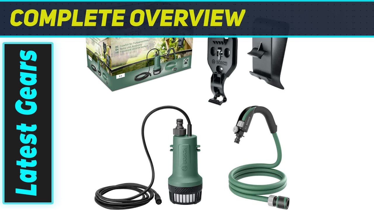 Best Rainwater Pump? Bosch GardenPump 18 Extension Kit