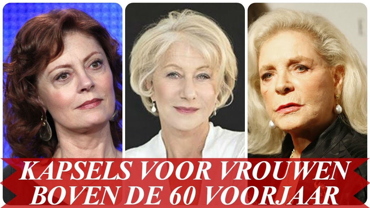 Leuke kapsels voor vrouwen boven de 60 voorjaar 2018