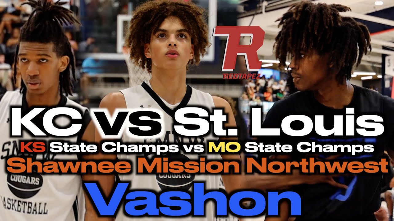 KC VS THE LOU! 4⭐️’s Keaton Wagler & Ethan Taylor vs 3⭐️ DeRio McSkill | Vashon @ Shawnee Mission NW