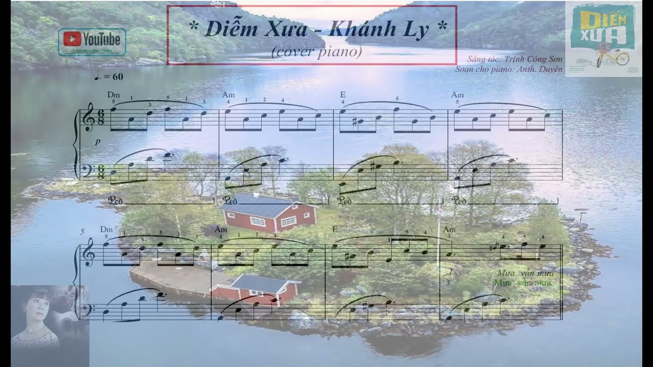 Diễm Xưa - sheet piano cover