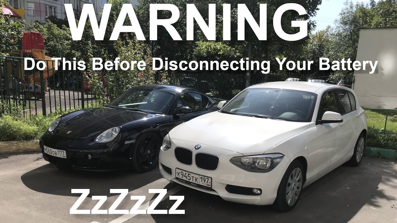 Do this before disconnecting your BMWs Battery! Featuring F20 SLEEPING MODE #shorts