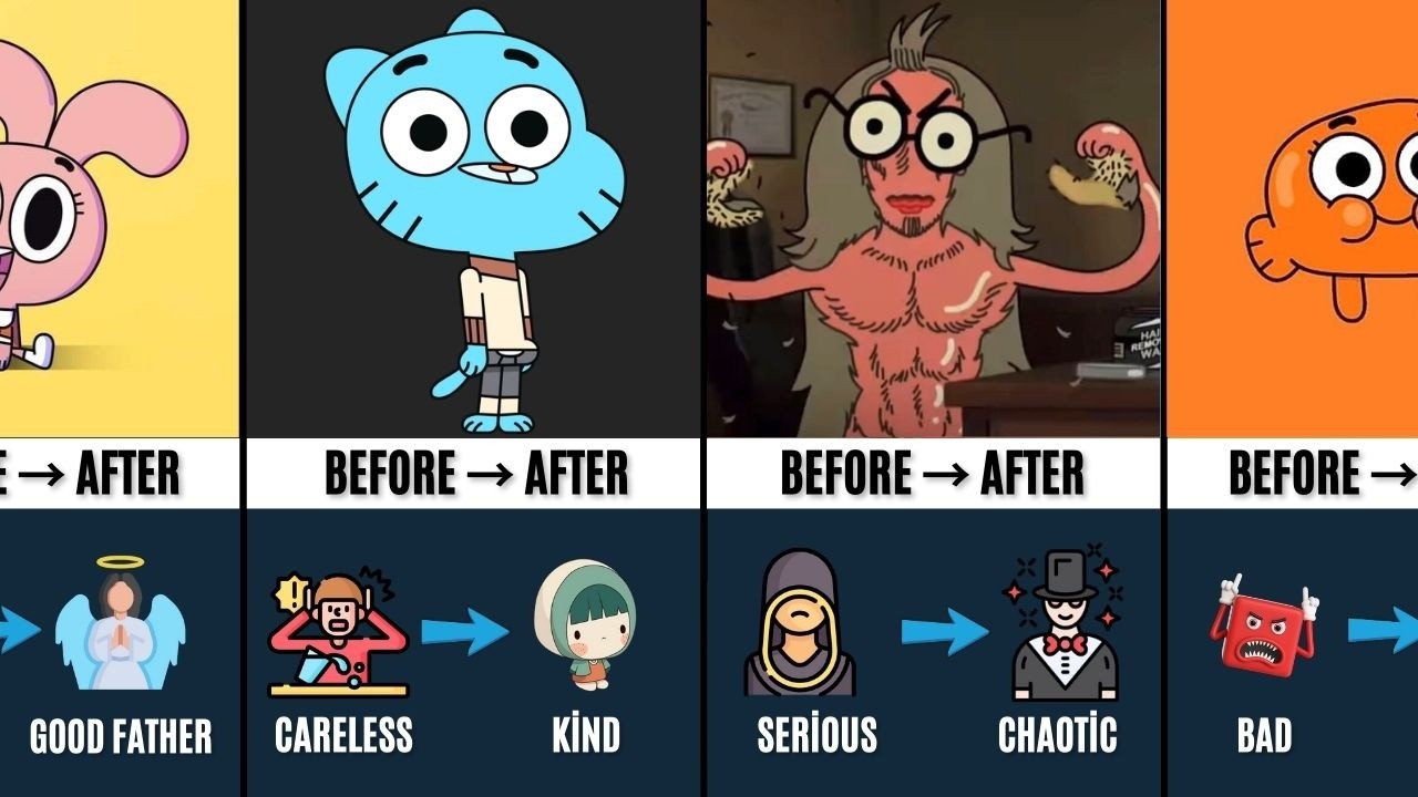 The Amazing World of Gumball | Before and After