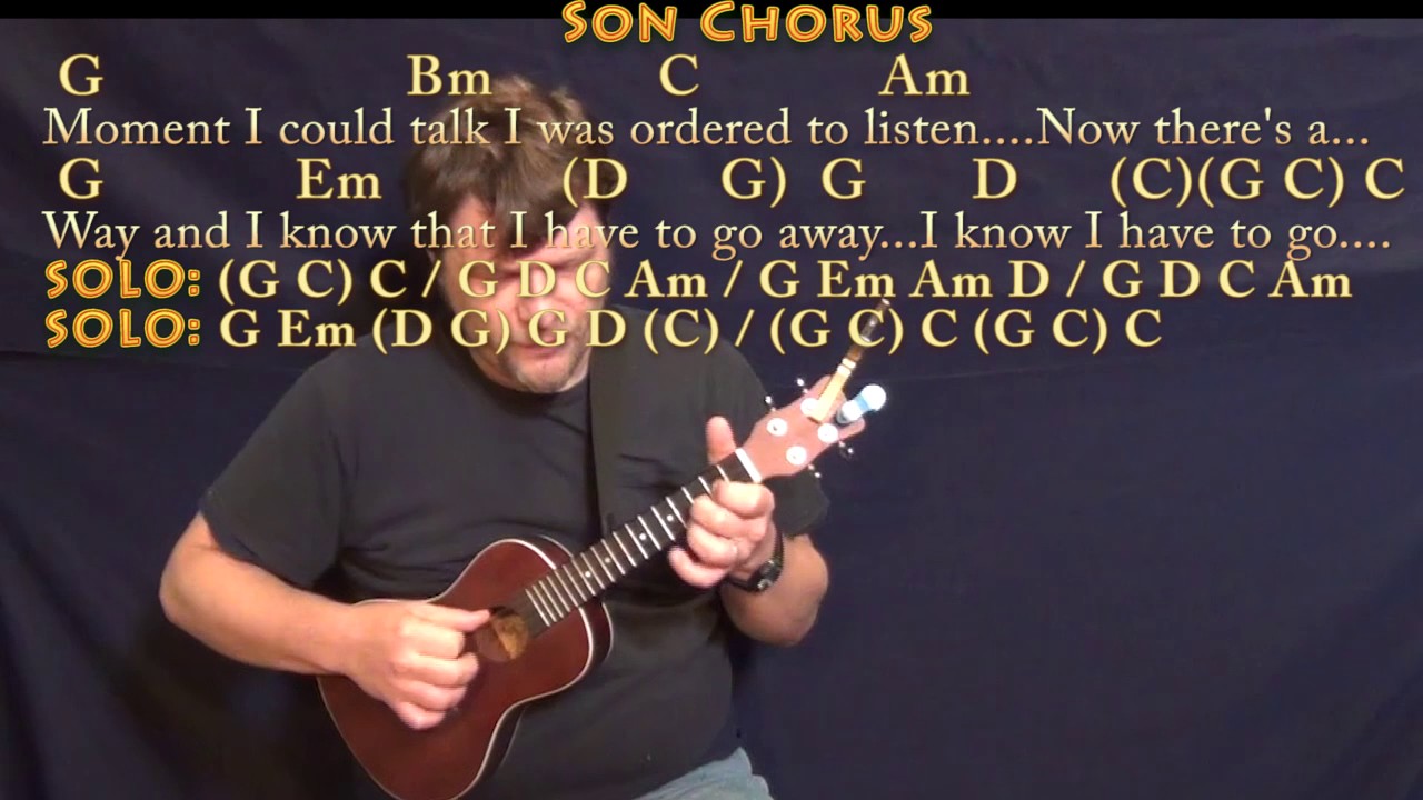 Father and Son (Cat Stevens) Ukulele Cover Lesson with Chords/Lyrics