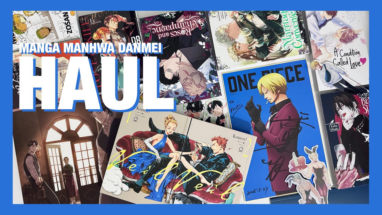 Book & Merch Haul | manga manhwa danmei | my first superbuy proxy order!!