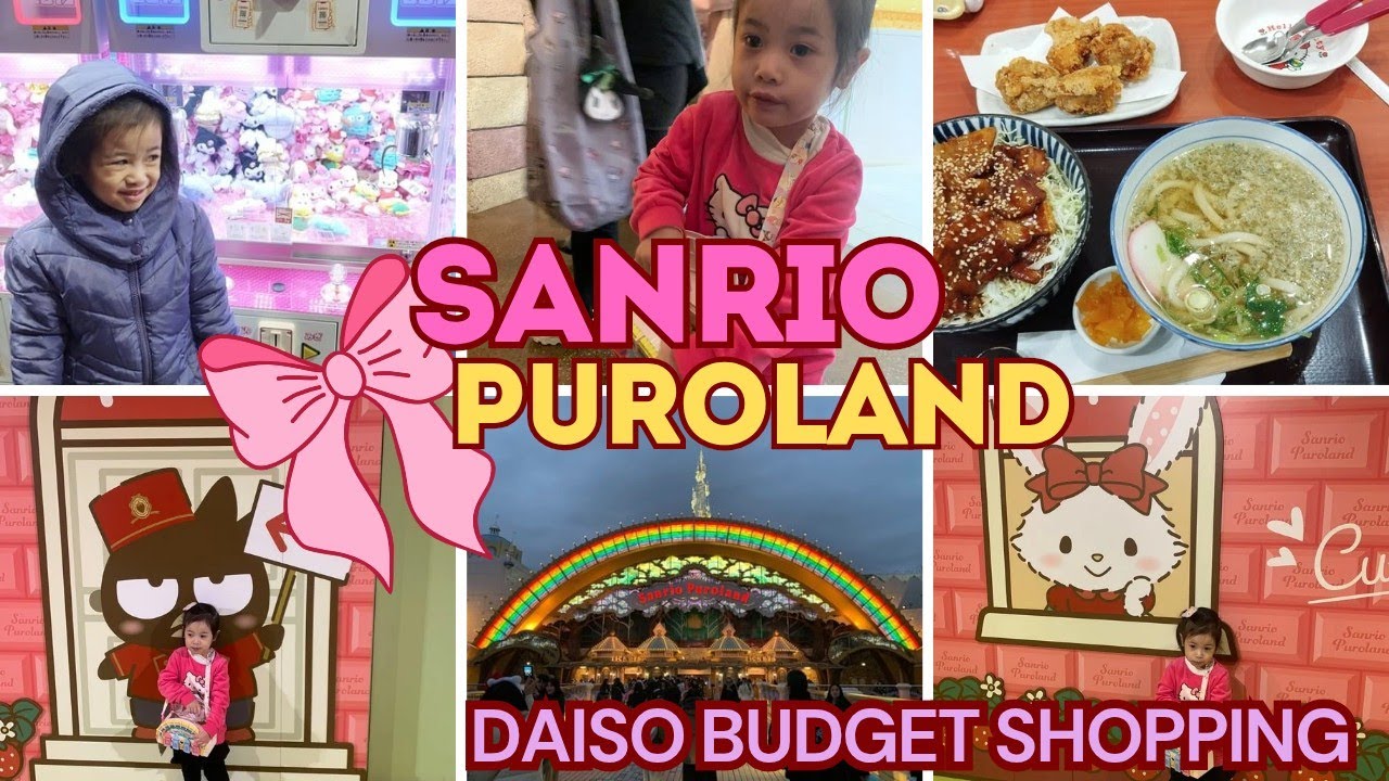 Sanrio Puroland Tokyo 2026 | Daiso Japan Budget Shopping 🎀