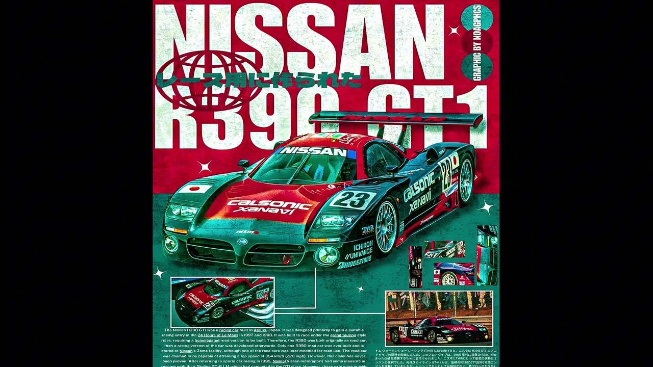 NISSAN R390 GT1 | Atmospheric DnB/Jungle Mix