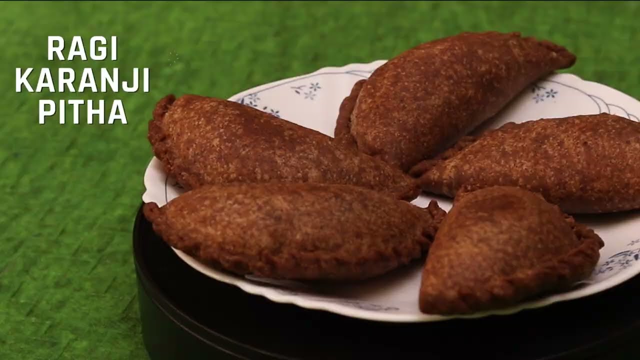 Aadi Anna Series ll Today's Recipe Ragi Karanji Pitha ll #millet #milletrecipes #omm #odisha