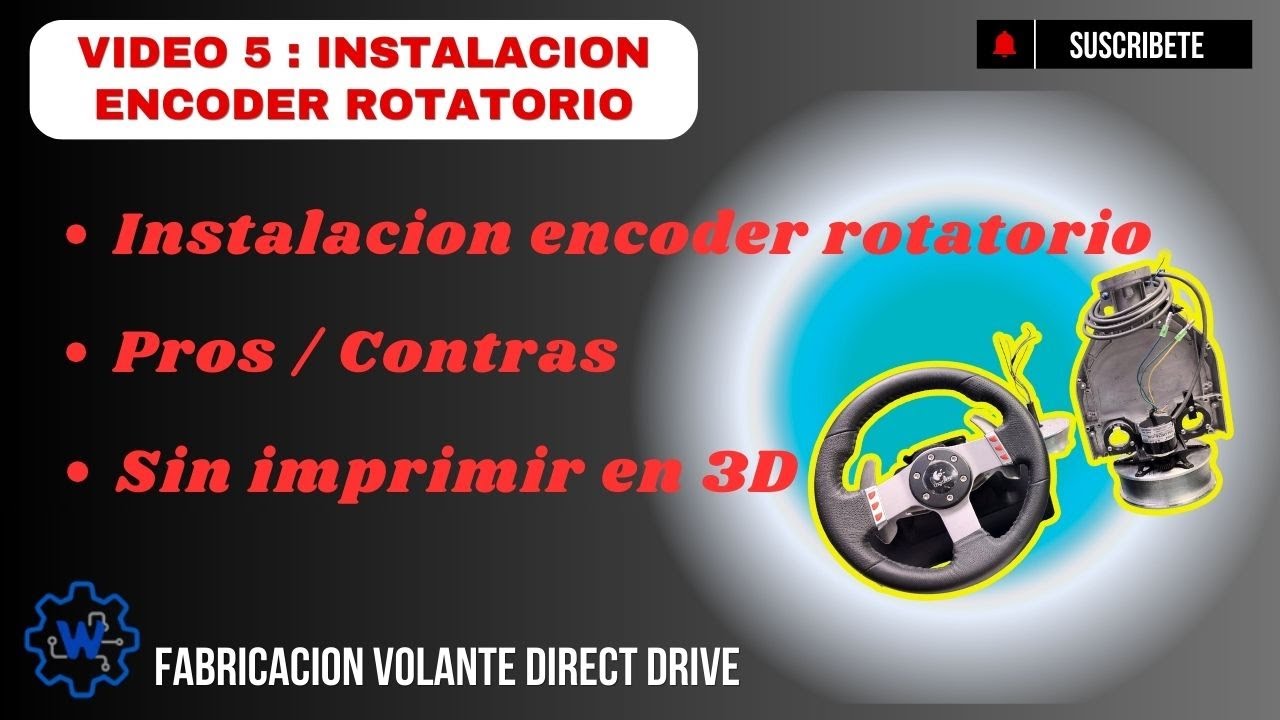Direct Drive Casero: Montaje Enconder rotativo 