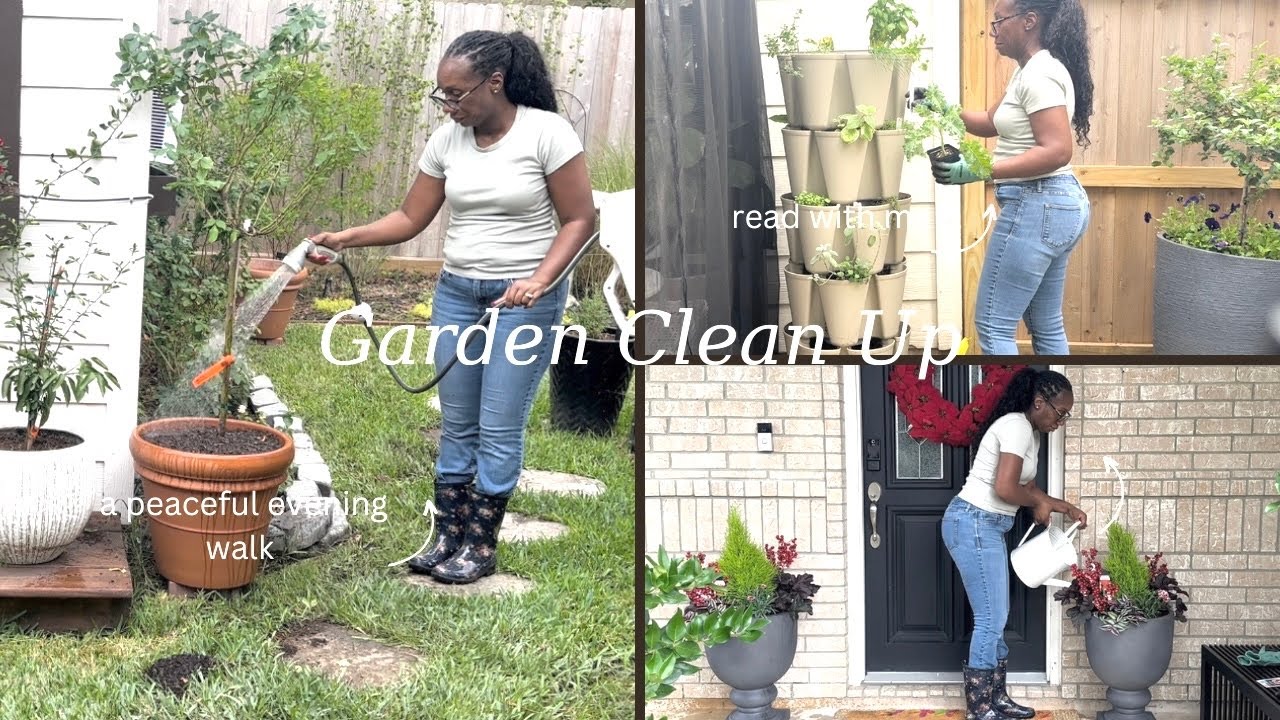 Garden Maintenance|Front Porch Refresh|Planting up New Containers