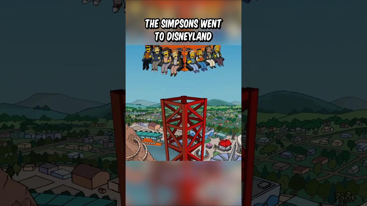 The Simpsons went to Disneyland