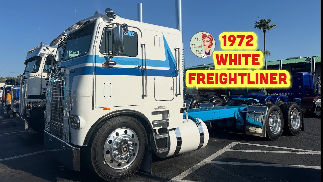 БОЛЬШЕ НЕ ПРОДАЕТСЯ. Отреставрированный белый грузовик Freightliner 1972 года. Экскурсия.