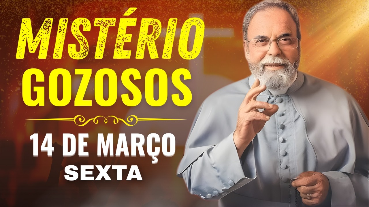 TERÇO DE APARECIDA - MISTÉRIOS GOZOSOS - 14 DE MARÇO | PE. ANTONIO MARIA