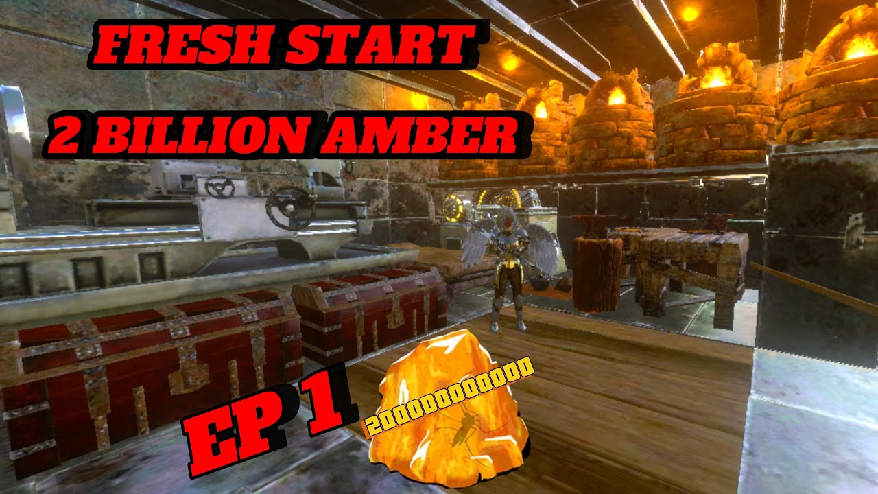 Fresh Start W/ 2 Billion Amber [ARK MOBILE PVXC] Ep 1