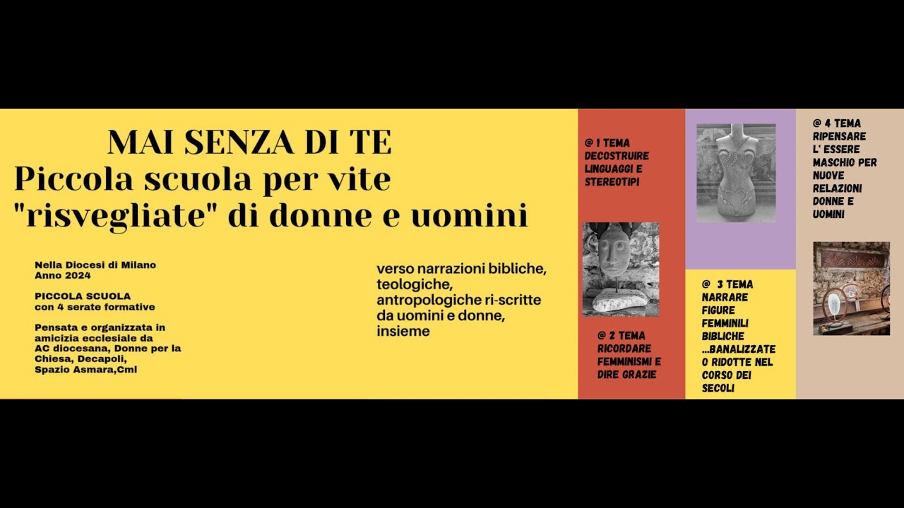 LENA RESIDORI a MAI SENZA DI TE Piccola scuola per vite “risvegliate” di donne e uomini