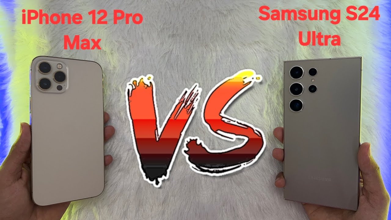 iPhone 12 Pro Max Vs Samsung S24 Ultra😱#techynumz #pune #techtech #subscribe #tech #youtube #1m