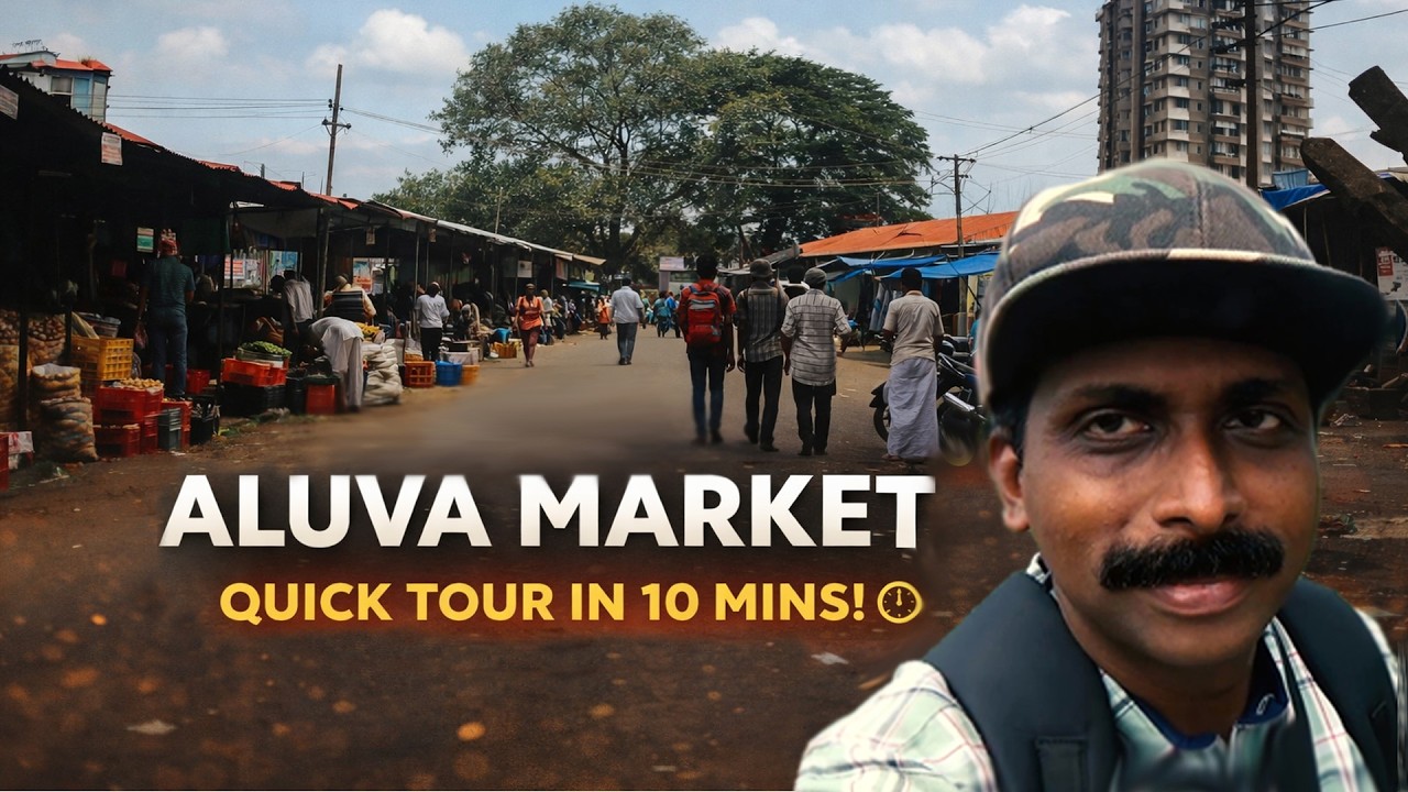 Explore Aluva Market in 10 Mins! 🛍️ | Best Shopping Spots in Aluva | Malayalam Travel Vlog