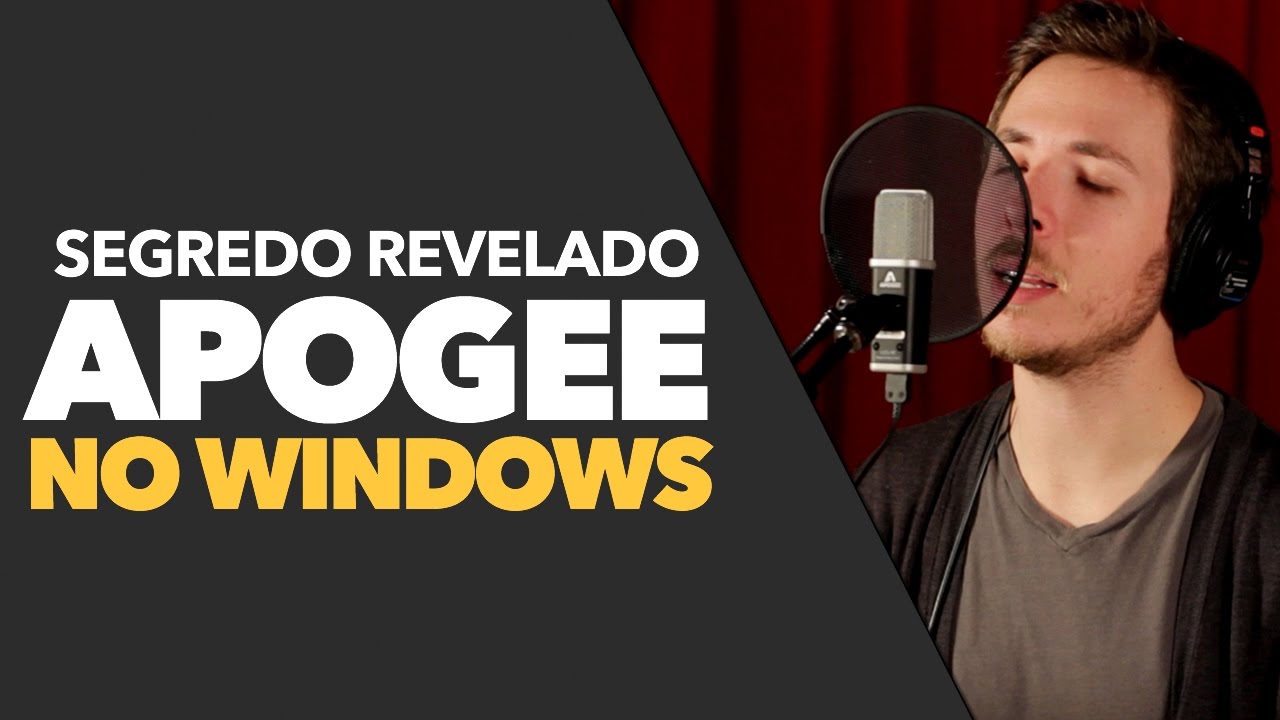 APOGEE MIC TUTORIAL  - GRAVANDO COM REAPER NO SEU WINDOWS