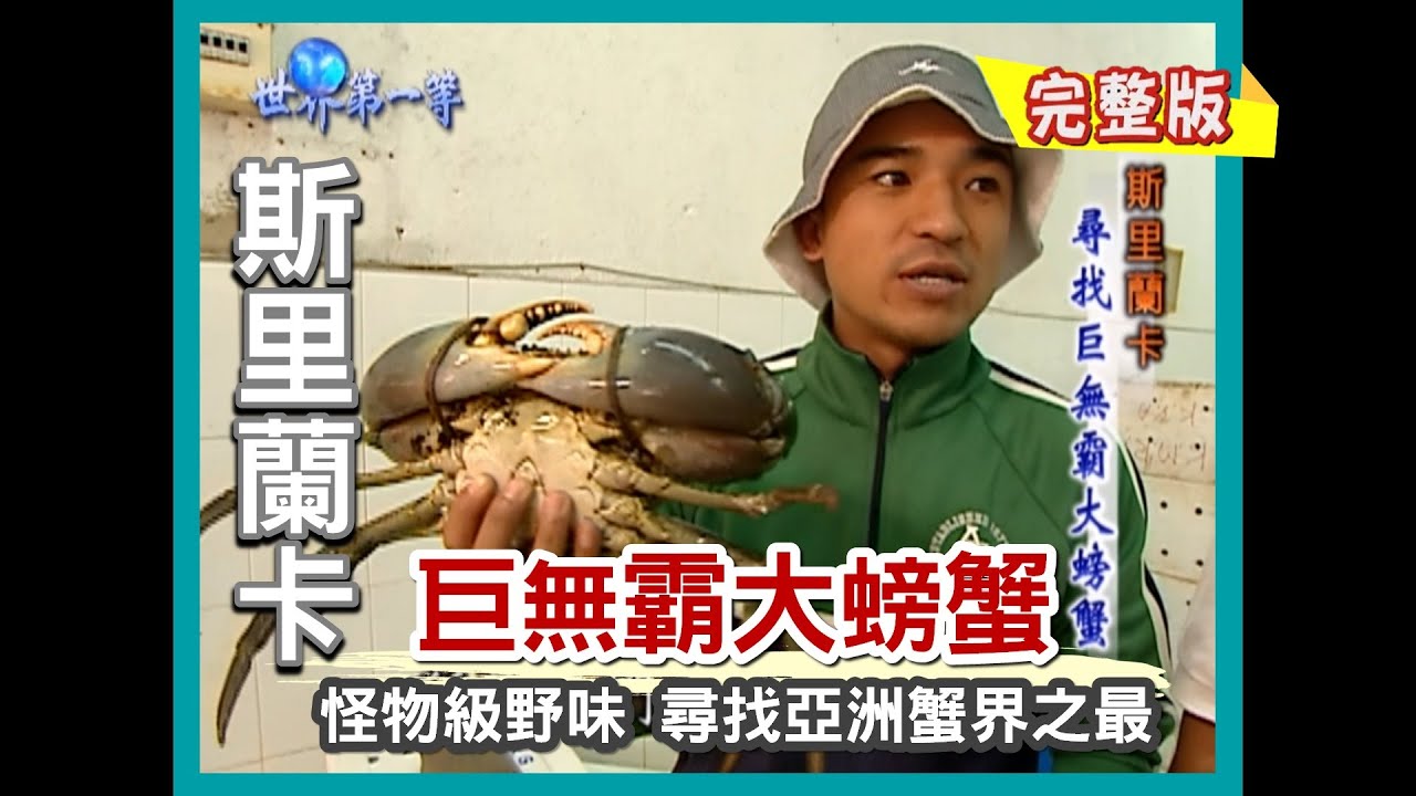 【斯里蘭卡】怪物級野味 巨無霸大螃蟹（海鮮至寶 吻仔魚／黃鰭鮪魚乾／）｜《世界第一等》81集小馬完整版