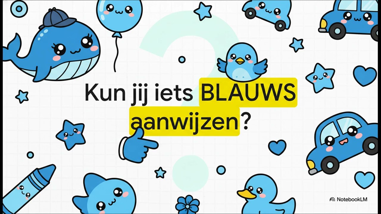 Leer Kleuren  Rood, Blauw, Geel
