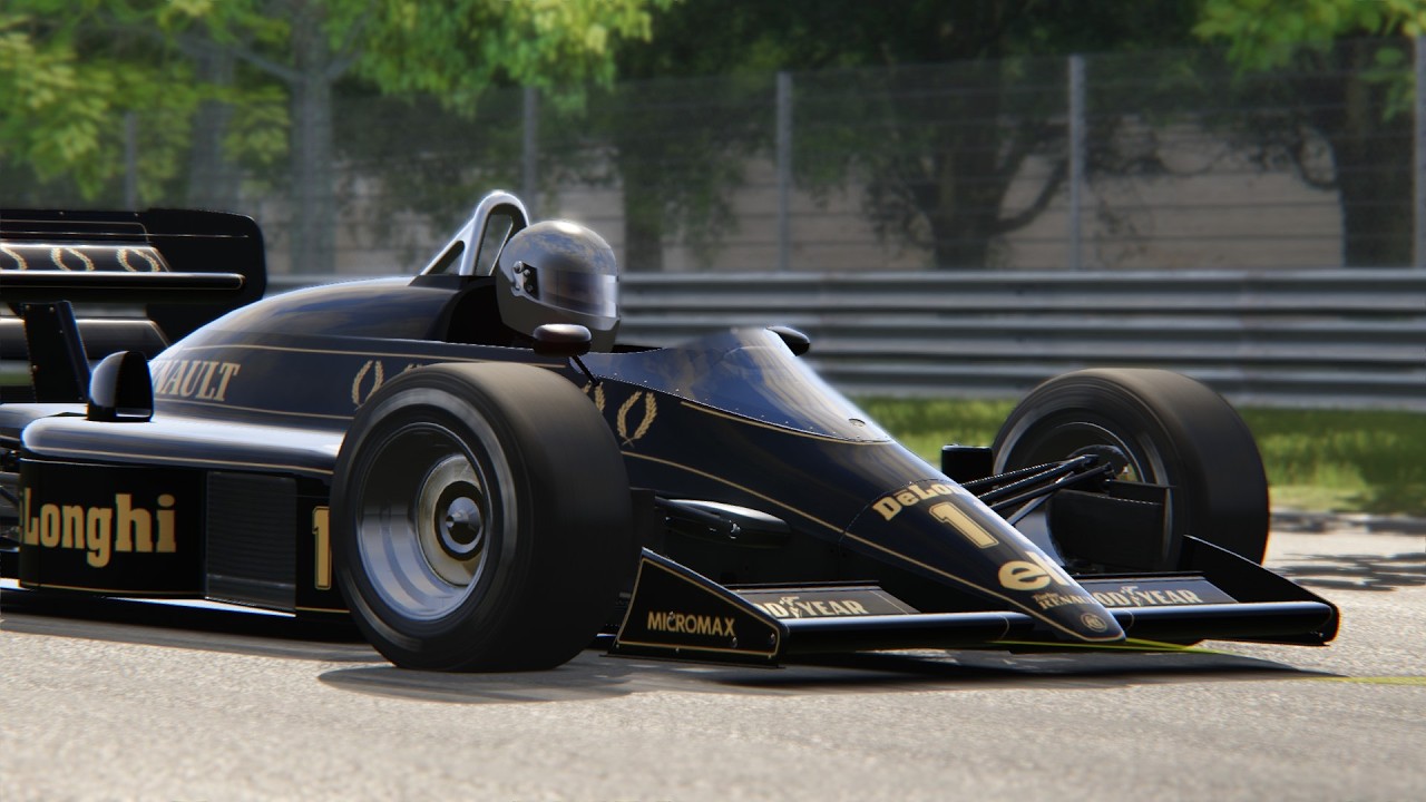 Hotlap at Monza with the Lotus 98T