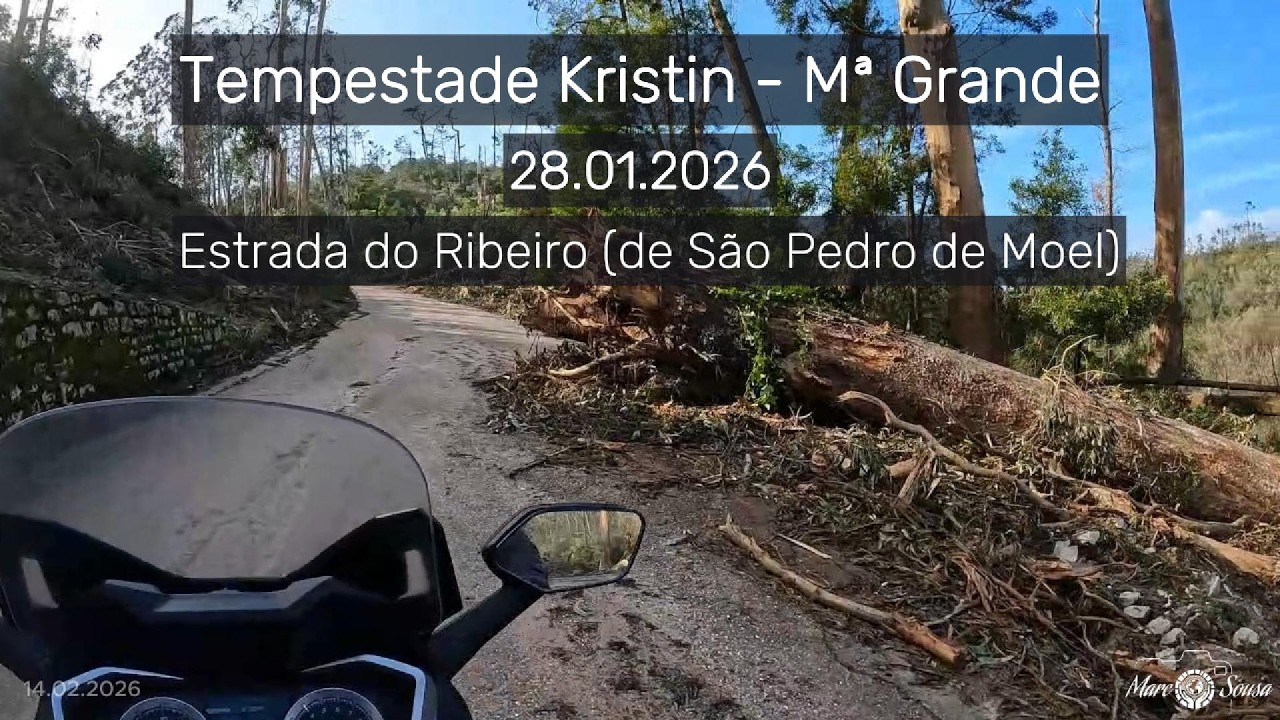 Tempestade Kristin - Marinha Grande - 28.01.2026