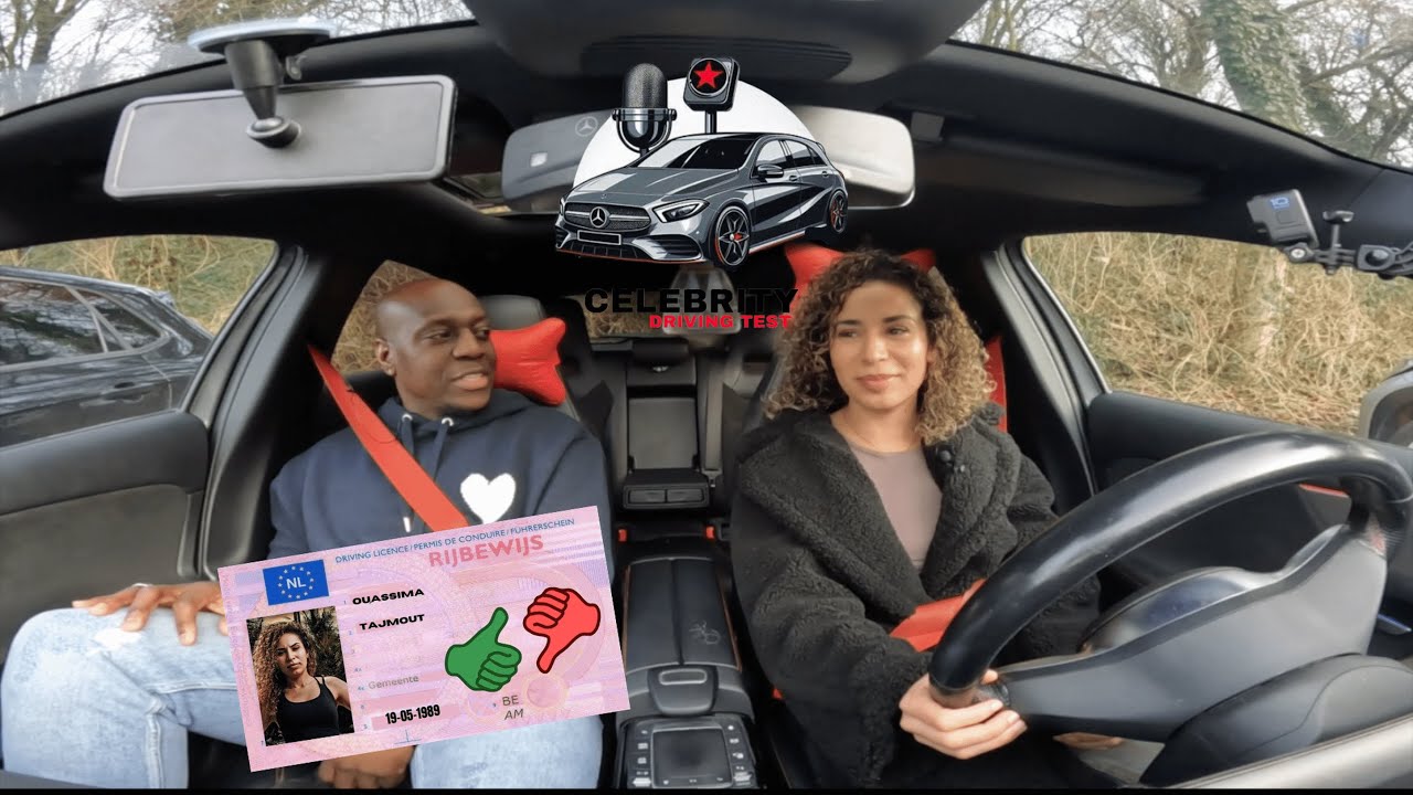 Celebrity Driving Test... Met Ouassima Tajmout...