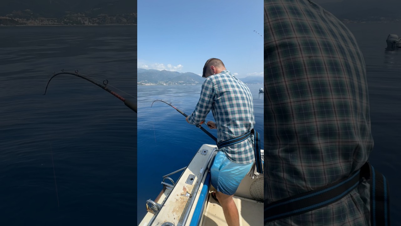 Tuna fishing in Genova, Italy 🎣 | Морська рибалка в Італії