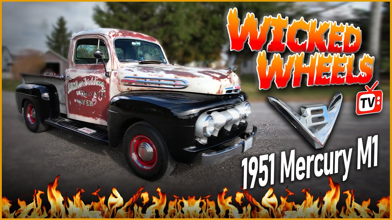 1951 Mercury M1 Pickup - There's bullet holes in the back window!