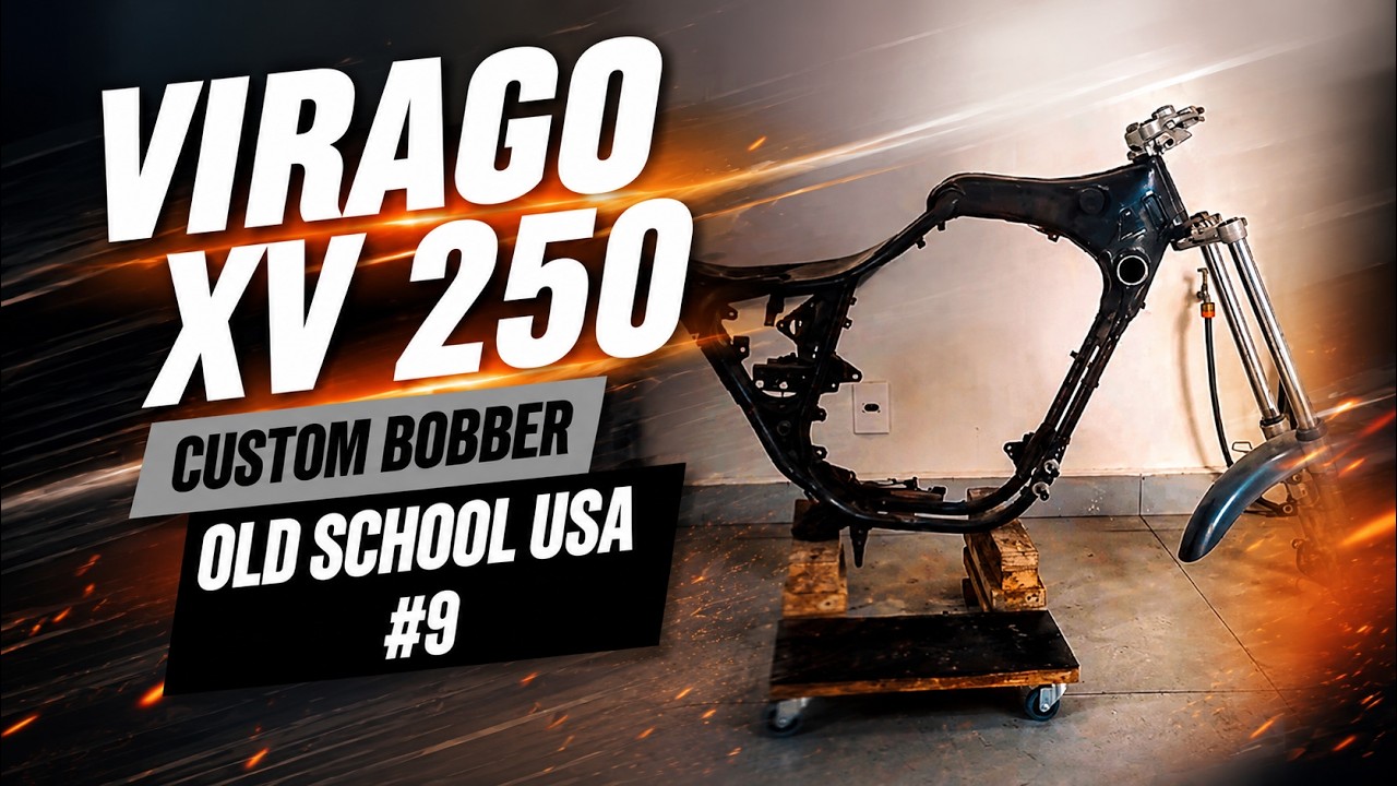 ** Yamaha - Virago XV 250 ** CUSTOMIZAÇÃO BOBBER USA EP-9