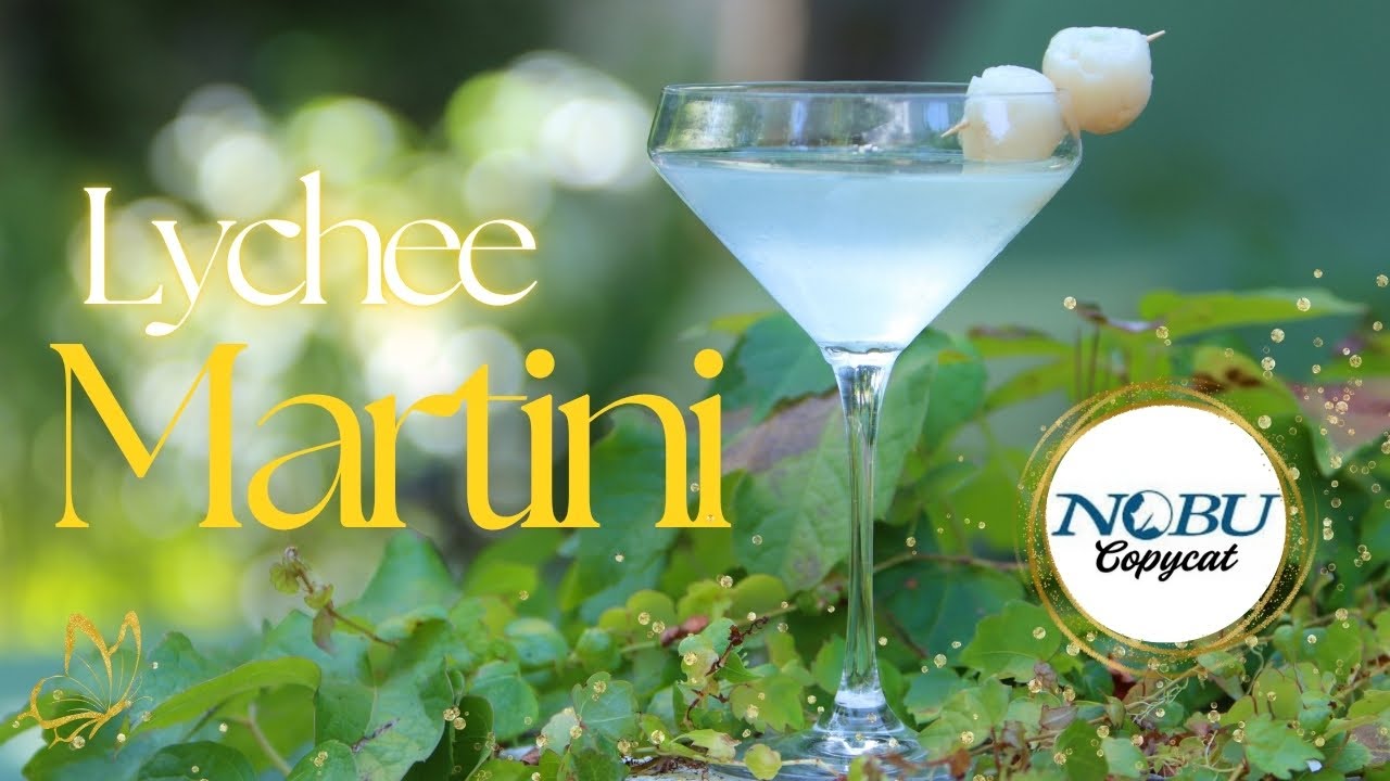 Lychee Martini 🍸 Nobu Copycat | How To Make Recipe