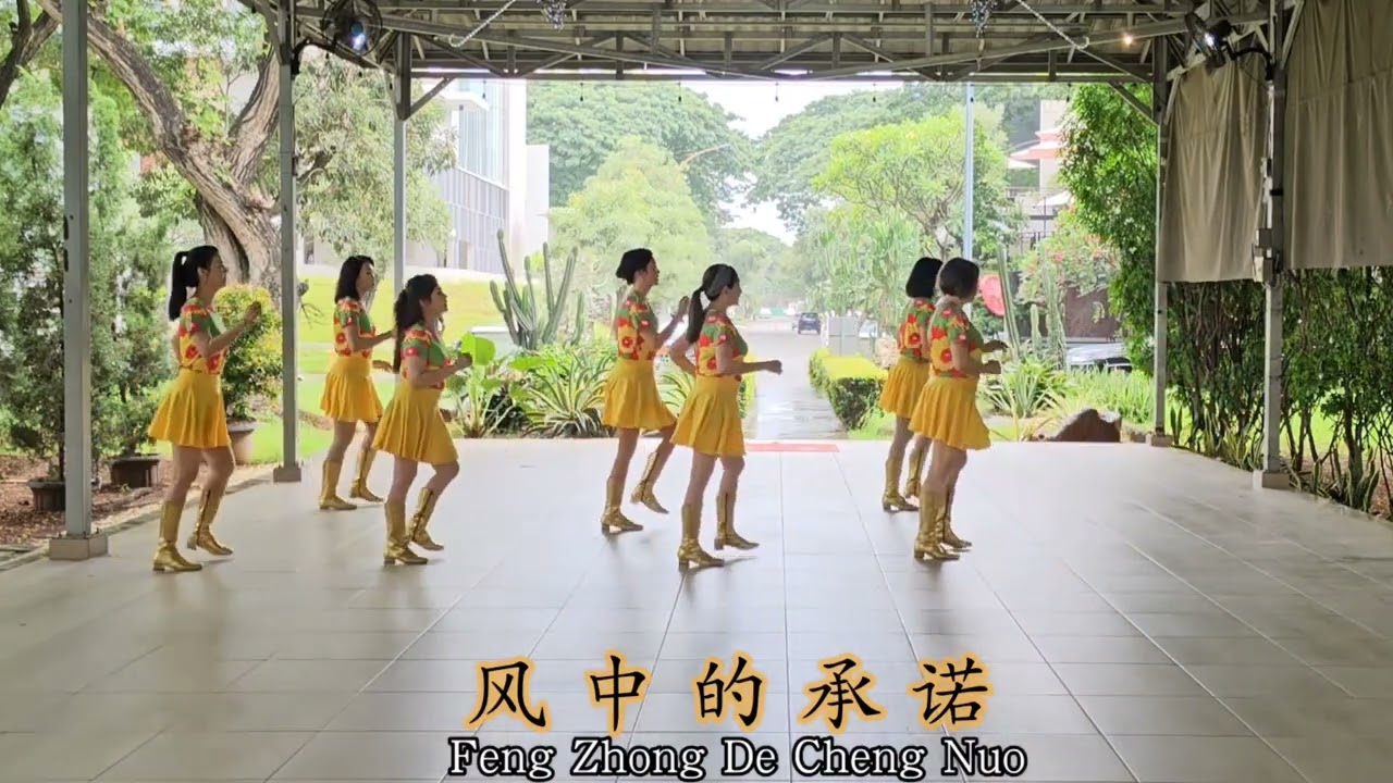 风 中 的 承 诺 Feng Zhong De Cheng Nuo, Janji di Tengah Badai Line Dance ( High Beginner )