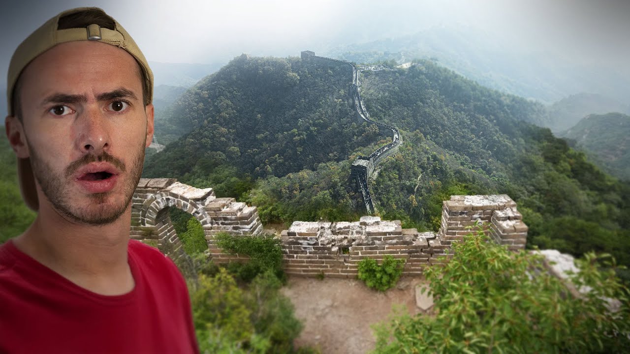 On voulait aller sur la grande MURAILLE DE CHINE ABANDONNÉE mais ...