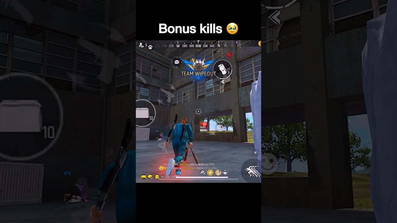 Bonus kills🥹 | 1vs4 Clutch🔥 |#freefire  #shorts #dmndheeraj