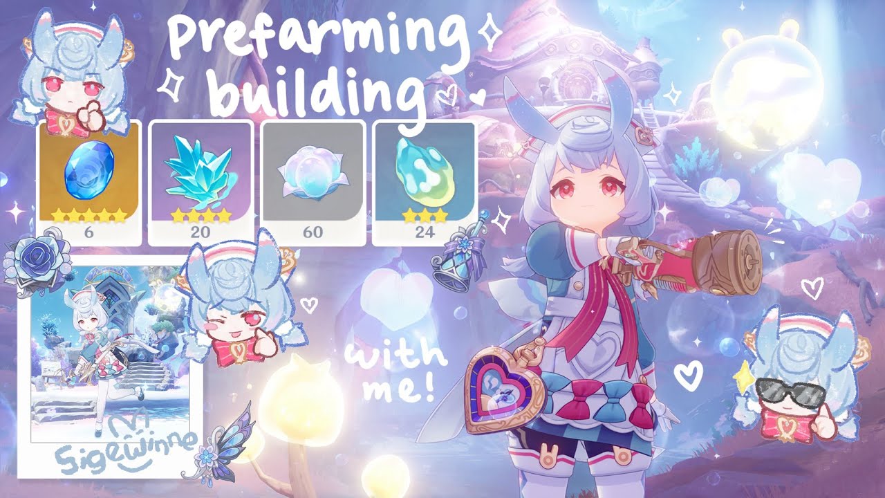 7 days of prefarming & building sigewinne 🐇⋆𐙚₊˚⊹ 💉⋆ + team comps guide ౨ৎ˚🫧⟡˖ ࣪ ᕱᕱ 🏹 𐙚₊˚⊹