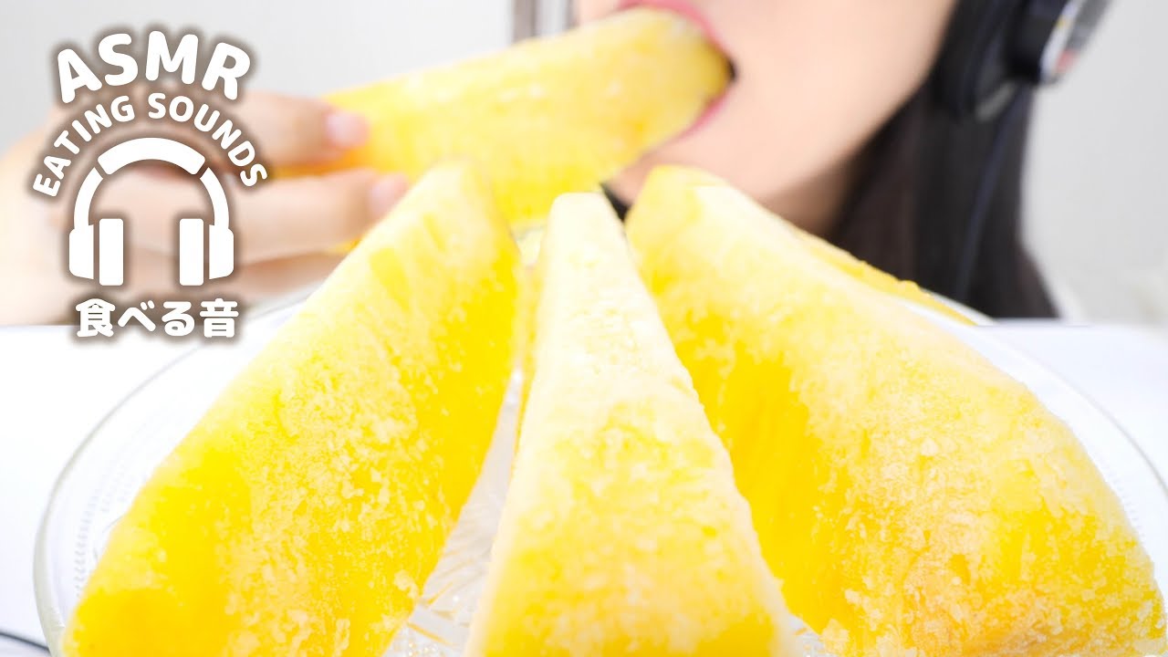 【咀嚼音】冷凍パイナップル【ASMR】Frozen pineapple (Eating sounds)