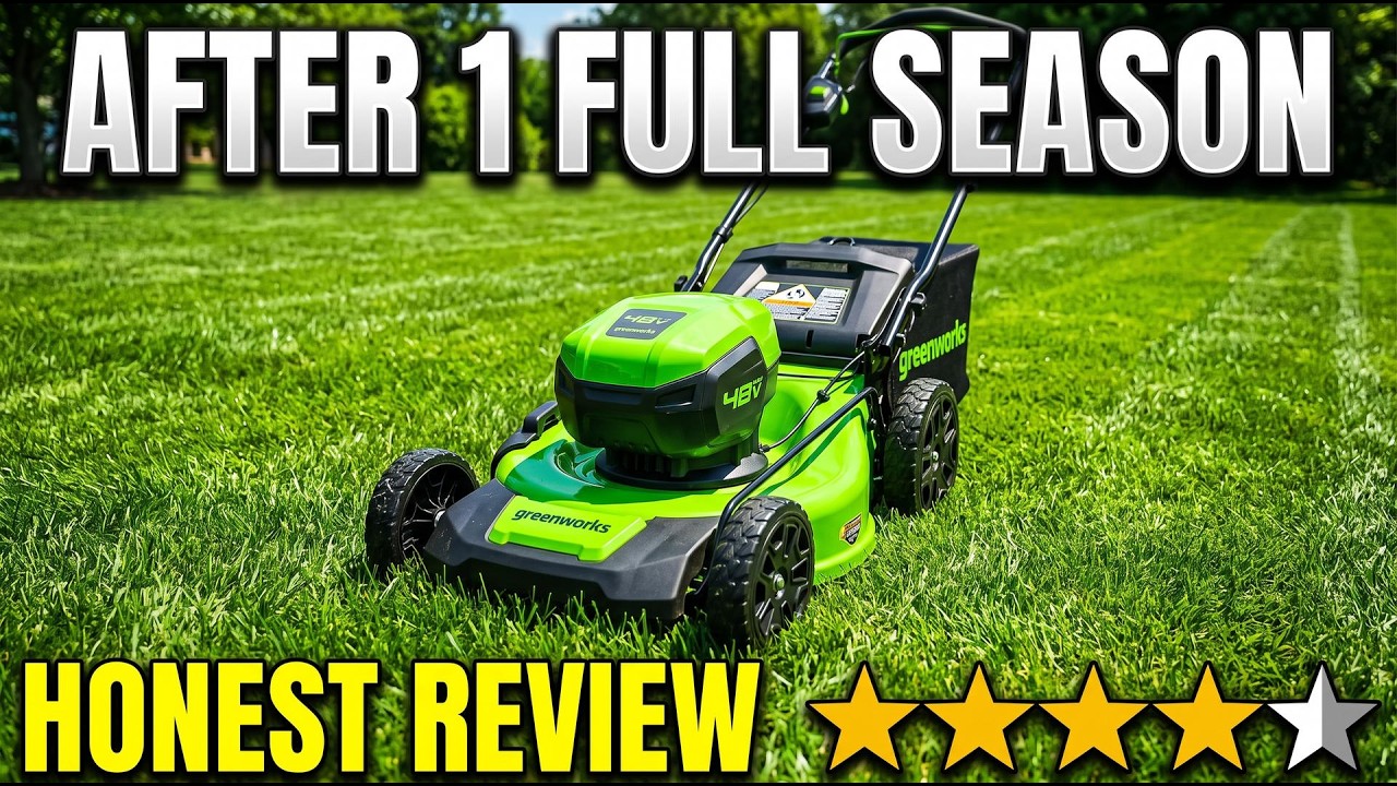 Greenworks 48v Electric Lawnmower Review - Post Season