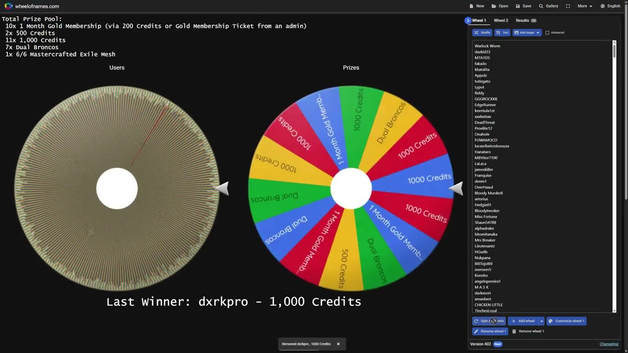 Lunar Giveaway 2026 Winners