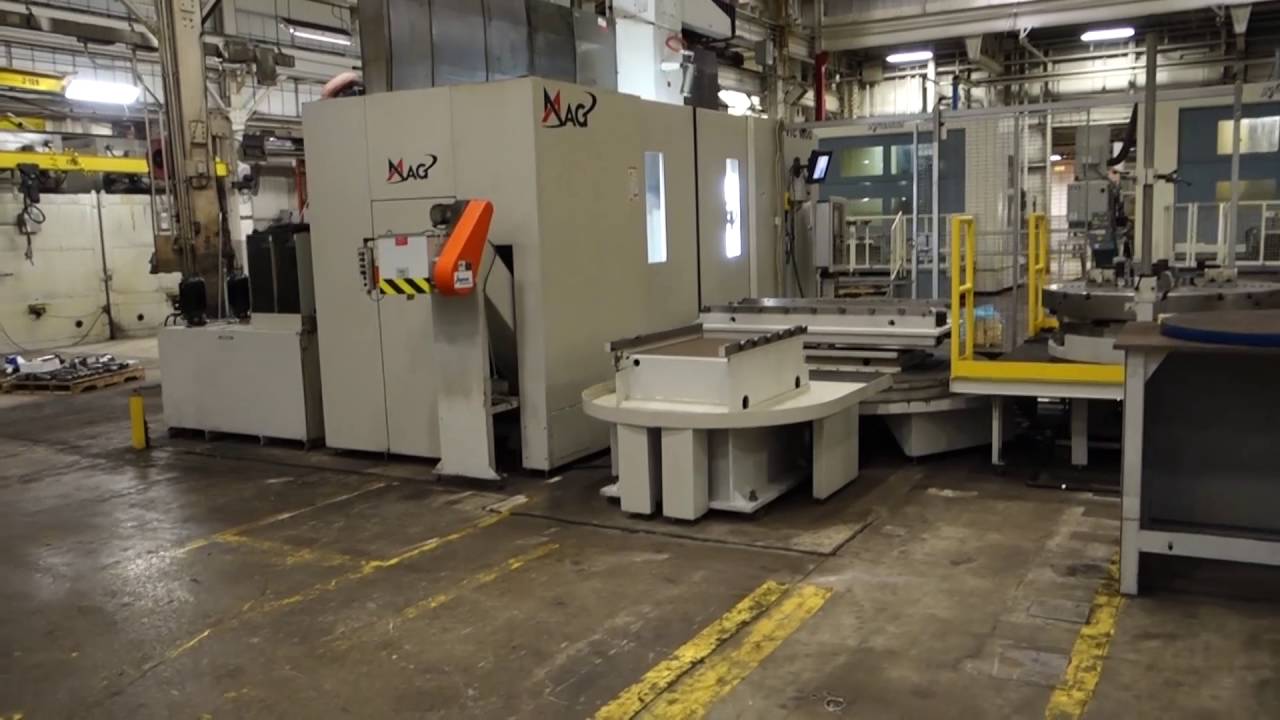 MAG VTC-1600 5-Axis Adjustable Rail CNC Vertical Turning Center at Joy Global Auction