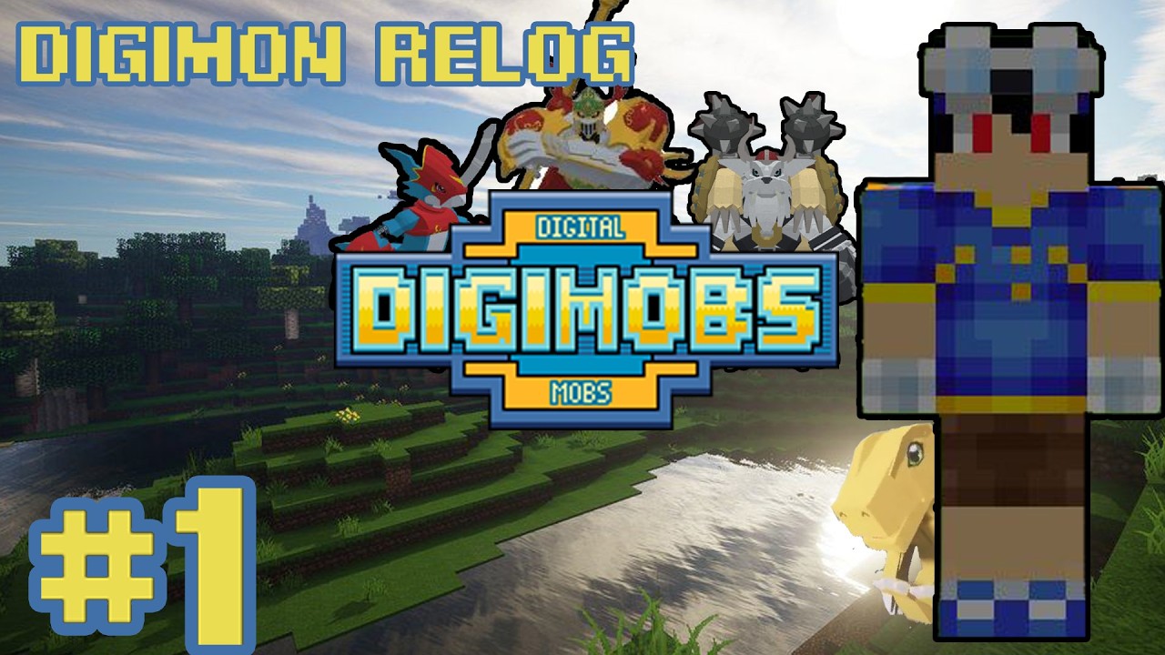 Digimon Relog - Episode 1 | Digimobs mod | Modded Minecraft | New Adventure
